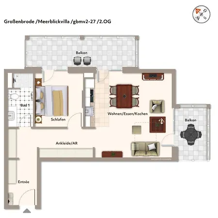 Appartement Apartmentanlage Meerblickvilla Apartmentanlage Meerblickvilla 2-27